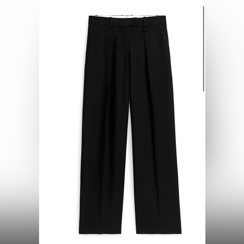 New with tags Arket Wool Blend Twill Trousers UK 12/US8